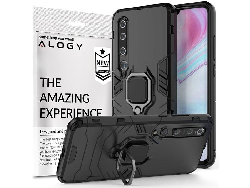 Etui Alogy Stand Ring Armor do Xiaomi Mi 10/ Mi 10 Pro czarne